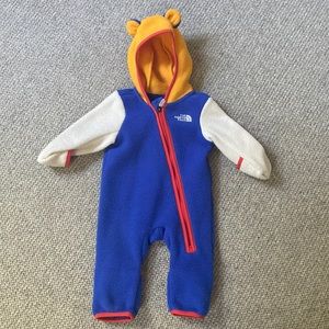 North face fleece bunting